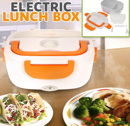 Waterproof Portable Electric Heating Lunch Box(random Color)